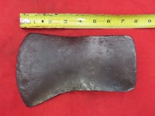 VTG ANTIQUE UNMARKED SINGLE BIT AXE HEAD 4 lb 3 oz LUMBERJACK TOOL PITTED picture