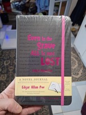 A Novel Journal: Edgar Allan Poe. Blank Journal New In Wrap picture