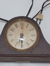 Vintage 1940s General Electric Model 3H06 Wood Mantel Clock Telechron Motor USA picture