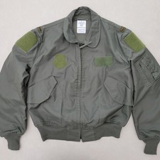 XL GENUINE USAF GREEN FIRE RESISTANT SUMMER FLYERS JACKET CWU-36/P picture
