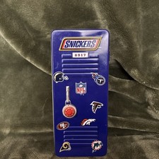 Snickers Tin Locker Box Collectible Embossed NFL SF Mars 2003 9