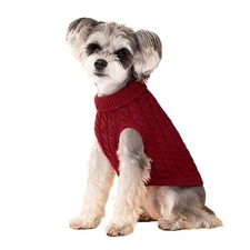 Cozy Knit Dog Sweater Winter Warm Clothes for Small Medium Pets Puppy picture