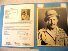 Vtg Frank Buck Autographed Photograph with Personal Message JSA Authenticated picture