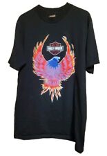 Vintage 1999 HARLEY DAVIDSON Size Med. Black T-Shirt, Mexico, Preowned picture