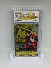 One Piece Monkey D Luffy P-106 Winner Pack - Ace 10 Graded - Perfect Subgrades. picture