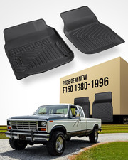 Car Floor Mats for Ford F150/Bronco 1980-1996 & for F250/F350 1980-1997 | Front picture