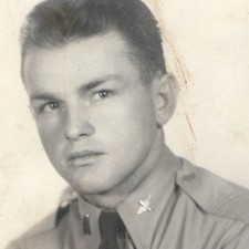 ID'd c1940s Howard Potts WWII USAAF Pilot Lieutenant Uniform Wings Studio Photo picture