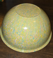 Vtg Brookpark Melamine Melmac Splatter Confetti Mixing Bowl MCM Decor Kitchen picture