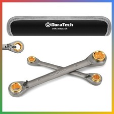 4-in-1 Anti-Slip Reversible Ratcheting Box Wrench Set, SAE picture