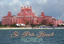 St. Pete Beach Florida Beach House Suites by Don CeSar Hotel Swimming - Postcard picture