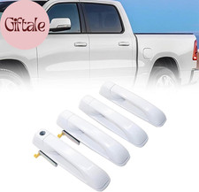 4PCS Front & Rear Exterior Door Handle Compatible with Dodge Ram 1500 Ram Classi picture
