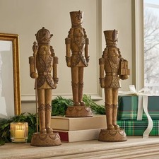 Member's Mark Carved Classic Nutcrackers, Set of 3 picture