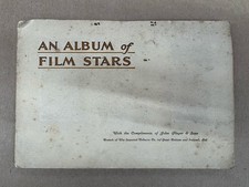 1934 John Player & Sons An Album of Film Stars Complete w/ 50 Tobacco Cards picture