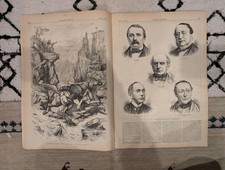 1872 Playing Bocci Rome Harpers Weekly June 01 Thomas Nast Horace Greeley picture
