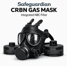 CBRN Gas Mask with NBC Filter – Full Face Respirator Chemical, Biological picture