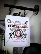 Fortaleza XL Hanging LED Light Box | Double Sided Tequila Bar Sign USB Powered picture