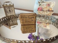 Vintage 1910 Saxo Soap Bar NRFB Original Package Medicinal Vinol Fragrant RARE picture