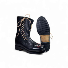 WW2 GERMAN FALLSCHIRMJÄGER 1st MODEL REPRODUCTION BOOTS – Made to Size picture