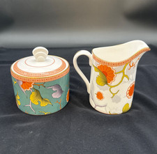 RARE Spode Kyushu Sugar Bowl & Creamer Set Y8641 * Replacement picture