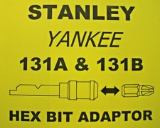 131B STANLEY YANKEE SCREWDRIVER - 1/4