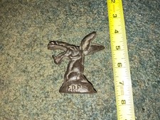 replica Cast Iron Franklin Roosevelt laughing Donkey FDR   picture