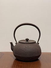 Antique Japanese Cast Iron Kettle Teapot Rare 南部鐵器 picture