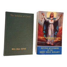 Catholicism Books DIVINE MYSTERIES OF THE MOST ROSARY & The Imitation of Christ picture
