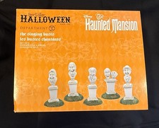 Dept. 56 Disney 2022 Halloween Haunted Mansion THE SINGING BUSTS Set 5 NEW picture