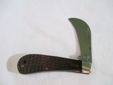 Case XX Vintage 4 Dot 1976 Brown 61011 Hawkbill Pruner Pocket Knife picture