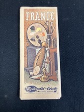 1964 AAA FRANCE FOLDOUT MAP picture