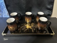 Otagiri Japan 1970 Mug With Tray Set picture