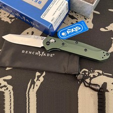 Benchmade 940 OSBORNE GREEN ALUMINUM CPM-S30V BLADE 3.4'' Folding Knife picture