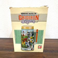 Budweiser Salutes the Gridiron Legacy Limited Edition Beer Mug w/ Box  picture