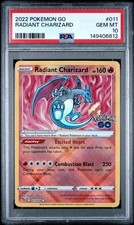 PSA 10 Radiant Charizard 011/078 Pokemon Go Holo Pokemon Card - Gem Mint picture