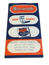 Vintage NAPA Monmouth Engine Bearings Notepad Laurelville Ohio Clevite picture