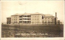 Mattoon IL Old Folks Home c1900s-10s Real Photo Vintage Postcard bhn picture