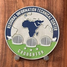 Area Telecommunications Office Croughton Regional IT Center Challenge Coin  1#42 picture