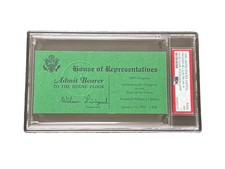 1999 Bill Clinton State of the Union Address Admit to House Floor Ticket PSA picture