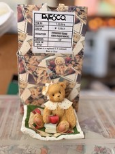 Vintage 2000 Cherished Teddies School Girl With Quilt NIB  picture
