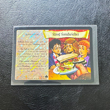 2002 WOTC Harry Potter TCG - Stoat Sandwiches Foil 27/80 Adventures At Hogwarts picture