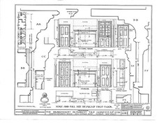 Teaneck New Jersey Brinkerhoff-Demarest House 1728 Floor Plan HABS 1900s picture