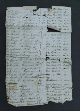 1863 antique CIVIL WAR camp douglas CAPT CLINE soldier list picture