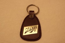 Vintage Brown Schlitz Keyring picture