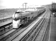 RR Photo-NEW YORK CENTRAL NYC 5450 4-6-4 Action at Croton NY 4/17/1938 picture