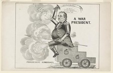 Photo:Lewis Cass 1848 Manifest Destiny War President Political Caricature picture