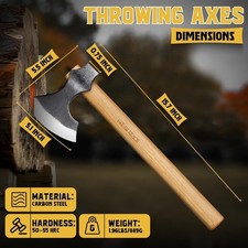 Dream Reach Throwing Hatchets 2 Pack Professional 16