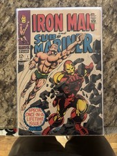 IRON MAN AND SUB-MARINER #1 COMIC BOOK (MARVEL, 1968) SILVER AGE - picture
