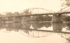 Illinois River Bridge at Seneca Bregstone PTV 5 RPPC Postcard picture