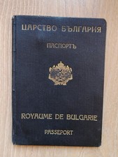 VTG WWII Nazi Germany Third Reich Visa Passport King Boris III Bulgaria 1942 picture