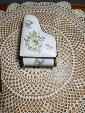 Vintage Beyer & Bock Germany Porcelain Piano Trinket Box Beckwith China picture